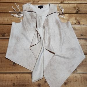 Shyanne Fringe Faux Suede Vest